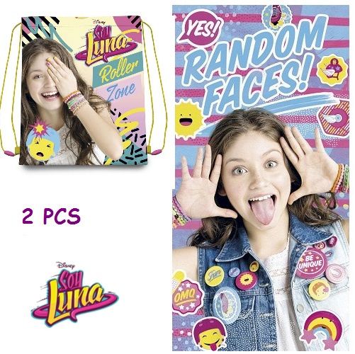 Soy Luna Disney Toalha de Praia Algodão + Saco. Cacem Envio Grátis