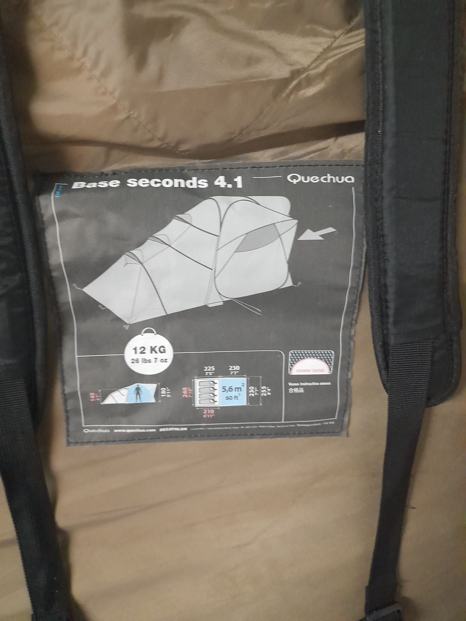 Tenda Quechua Base Seconds 4.1