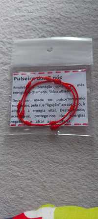 Pulseira 7 nós vermelha