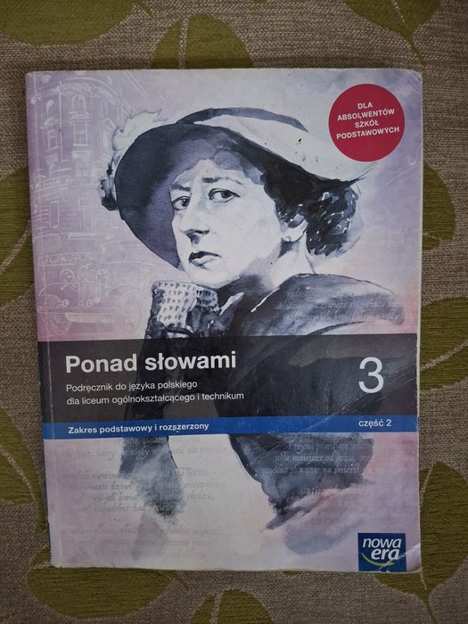 Podręcznik do języka polskiego "Ponad słowami" dla klasy 3