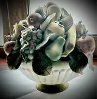 Украшение для декора из фарфора «Фрукты в вазе»