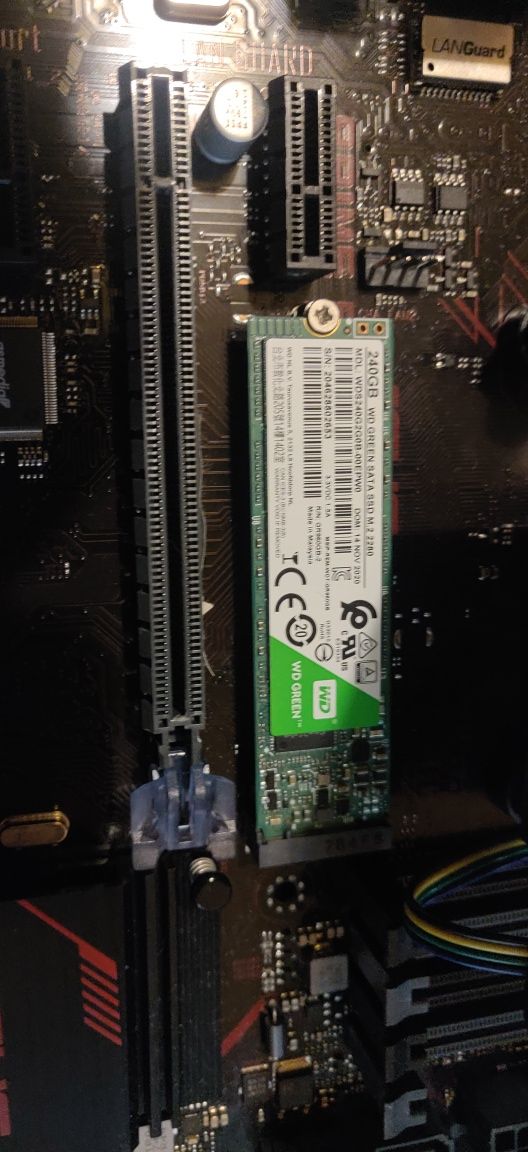 Bundle  Mother board,  processador i7, disco m2 256 + cooler