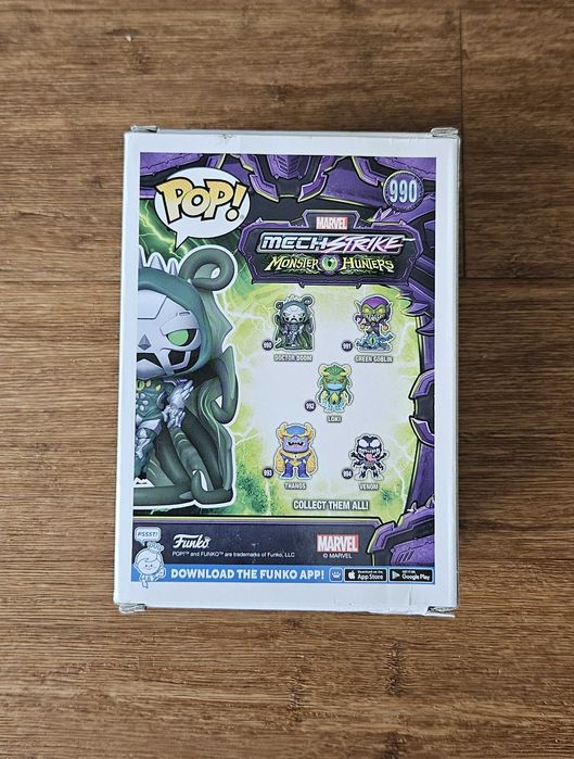 Funko pop 990 Doctor Doom Mechstrike Monster Hunter