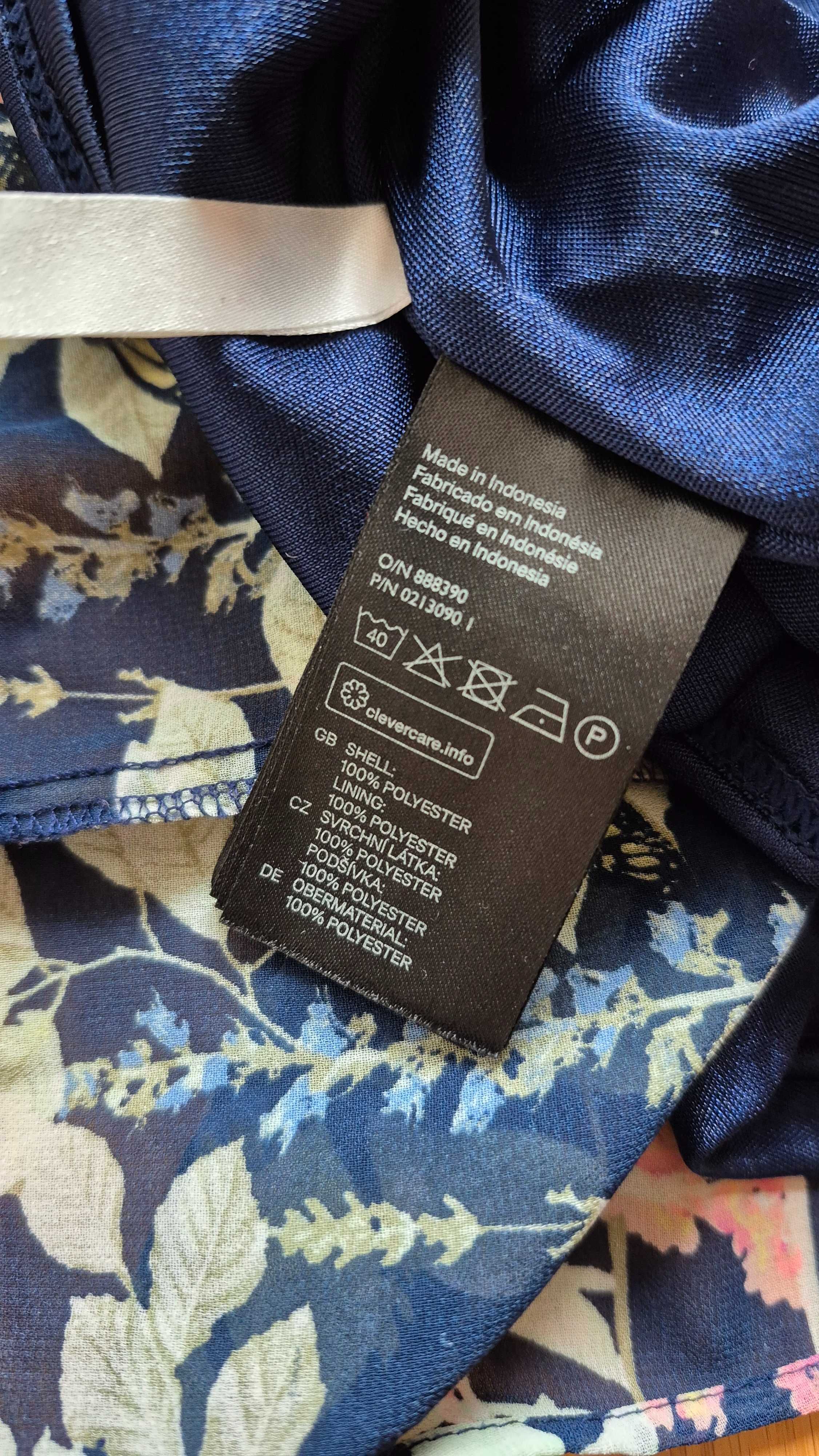 Letnia sukienka H&M w kwiaty, rozm. 152 (11-12 lat)