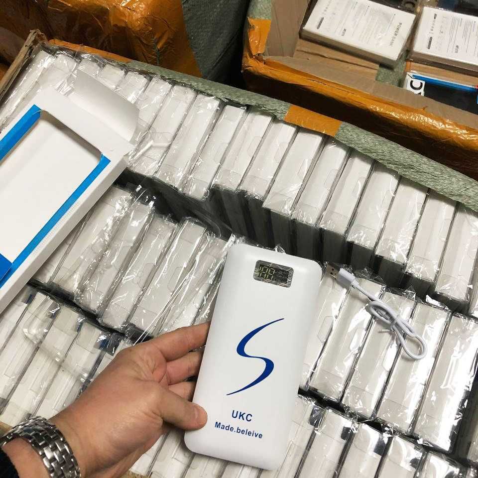 Портативная мобильная зарядка Power Bank 30000/9600mAh UKC,