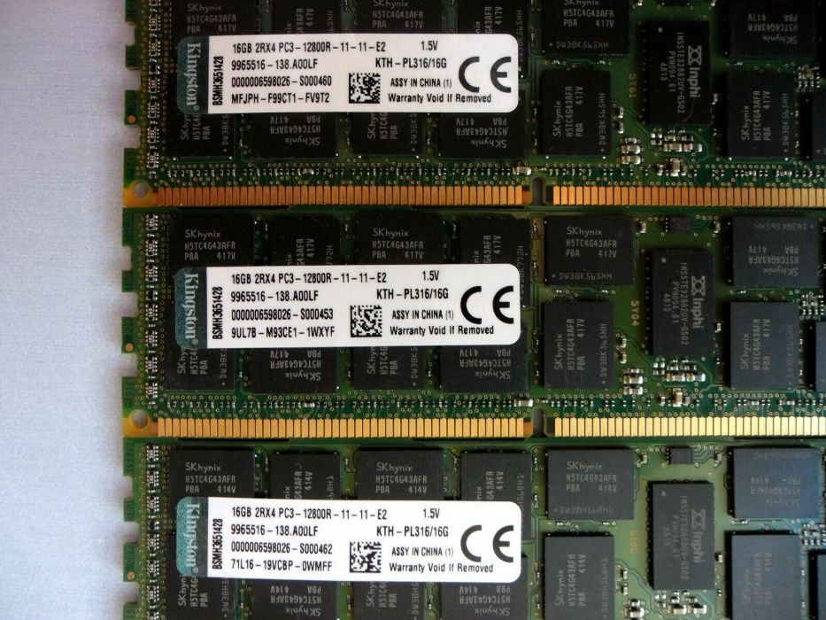 Серверная 8Gb / 16Gb / 32Gb 12800R DDR3 ECC REG 1600MHz