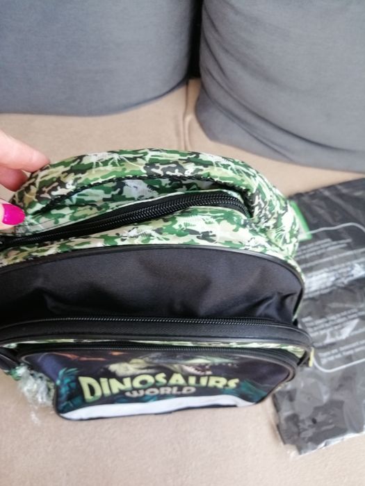 Nowy plecak szkolny z workiem Jurassic Park