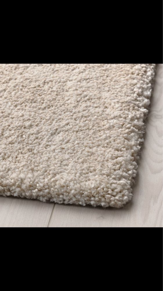 Kremowy dywan Ikea Stoense - nowy, rozerwane opakowanie