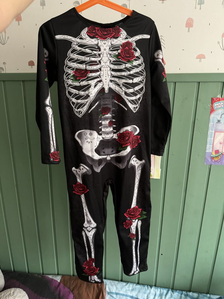Strój na Halloween kościotrup szkieletor