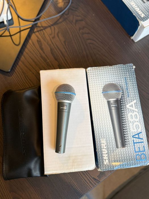 Microfone Shure BETA 58A – Professional - Excelente Estado c/embalagem