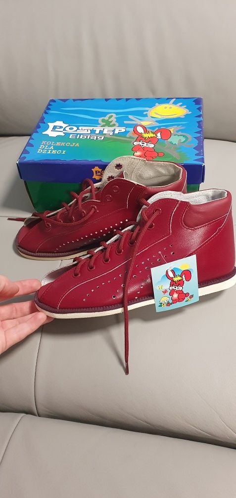 Kapcie sandalki profilaktyczne Postep nowe ze skory 34