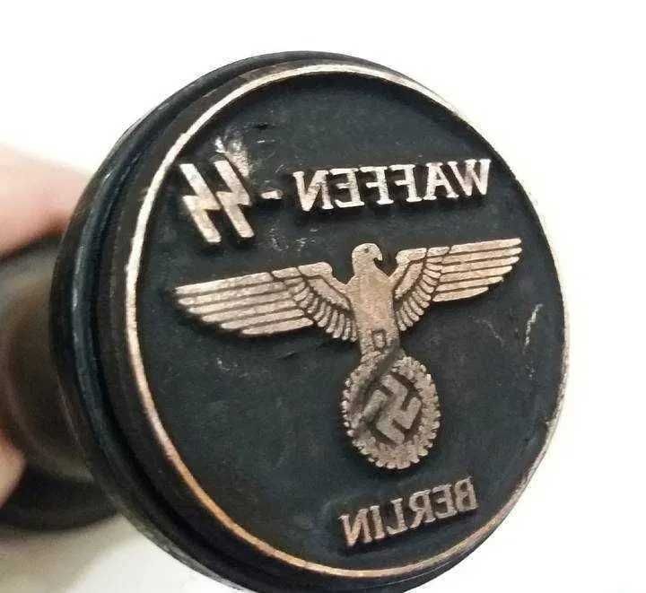 Kancelaryjny stempel niemiecki, Waffen-SS, Berlin, godło III Rzeszy