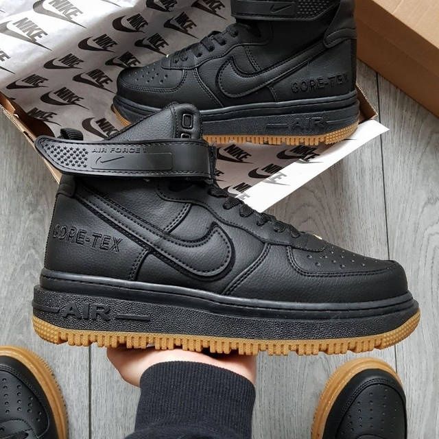 Кросівки черевики nike air force 1 high на хутрі
