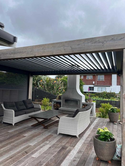 Pergola Ogrodowa 4x5 Zadaszenie Tarasu Lamele Zdalne Model PREMIUM