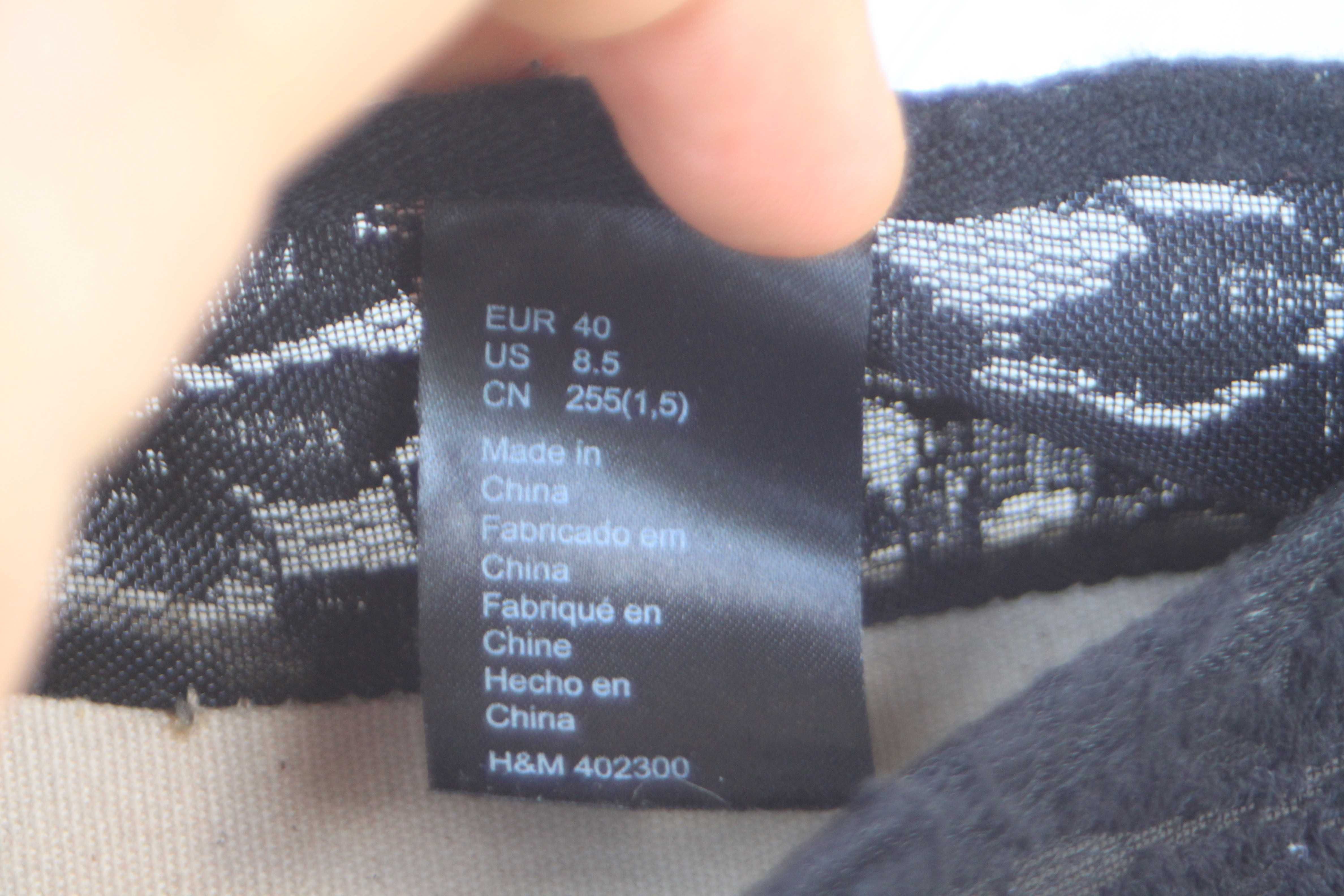 Эспадрильи H&M Швеция 40р кеды слипоны мокасины кеди