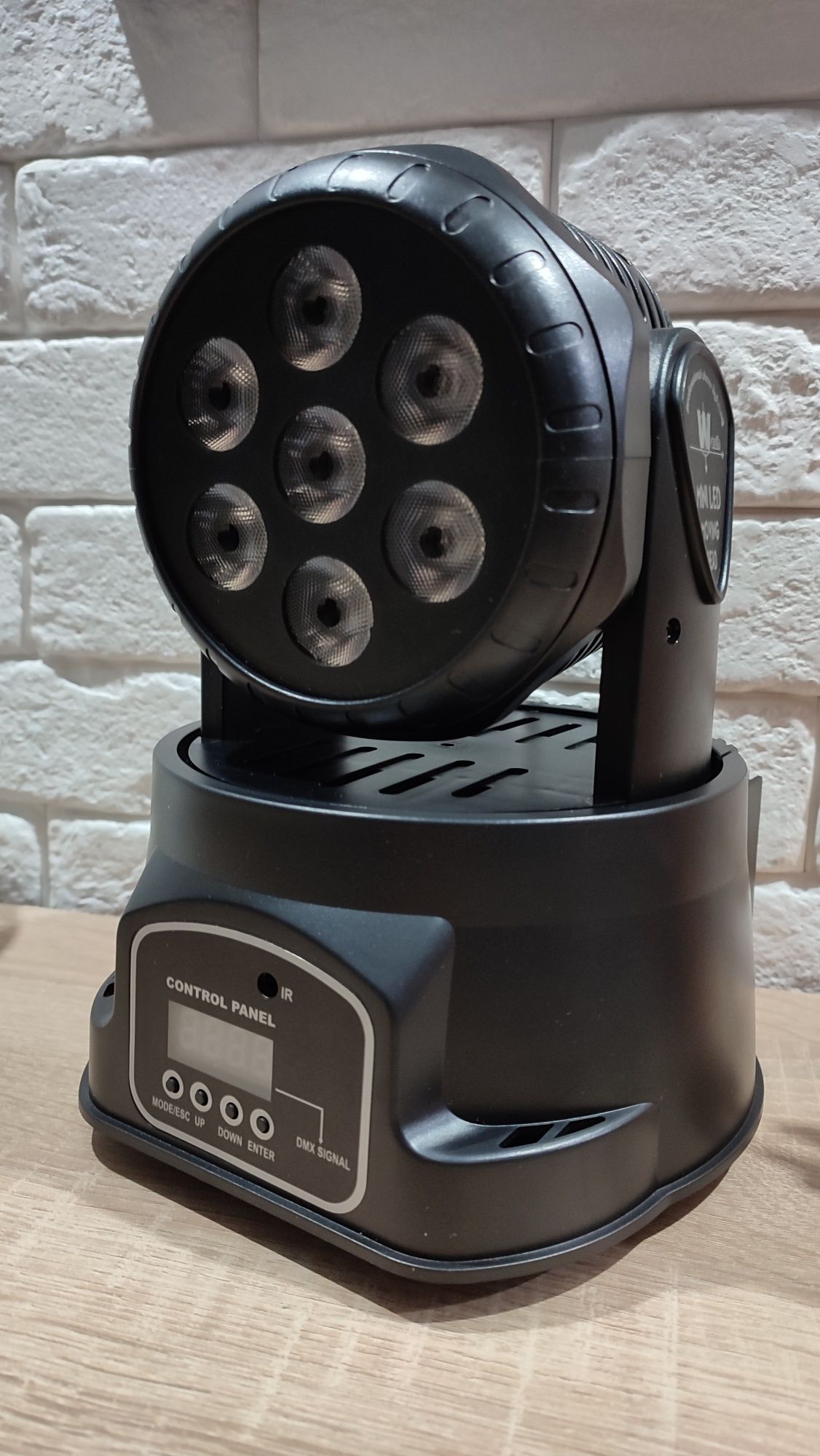 Reflektor ruchomy Mini Moving Head DMX-512 oświetlenie dyskotek