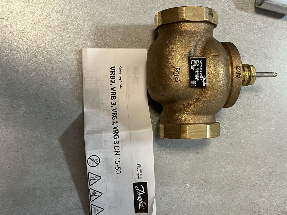 Danfoss VRB 2 DN40,m:065Z0239 – 2-drogowy zawór regulacyjny grzybkowy