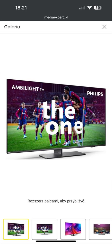 Telewizor PHILIPS 55PUS8818 55" LED 4K 120 Hz