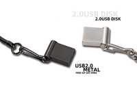 Pendrive USB 64 GB Srebrny Brelok do kluczy Mini Wodoodporny