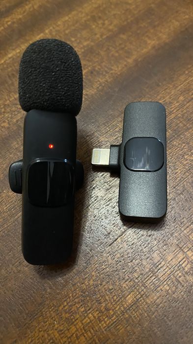 Microfone de lapela sem fios Lavalier.