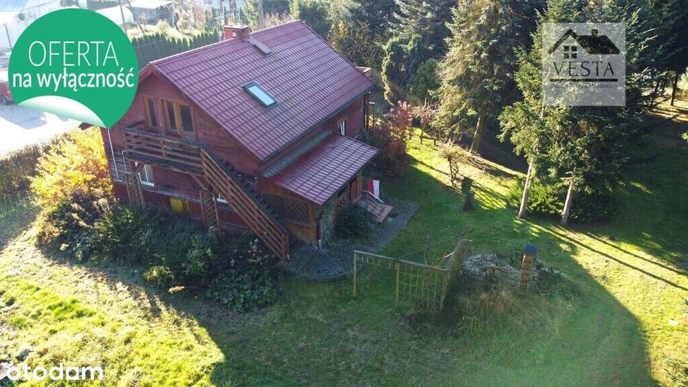 Dom drewniany w malowniczej okolicy, Rogalów