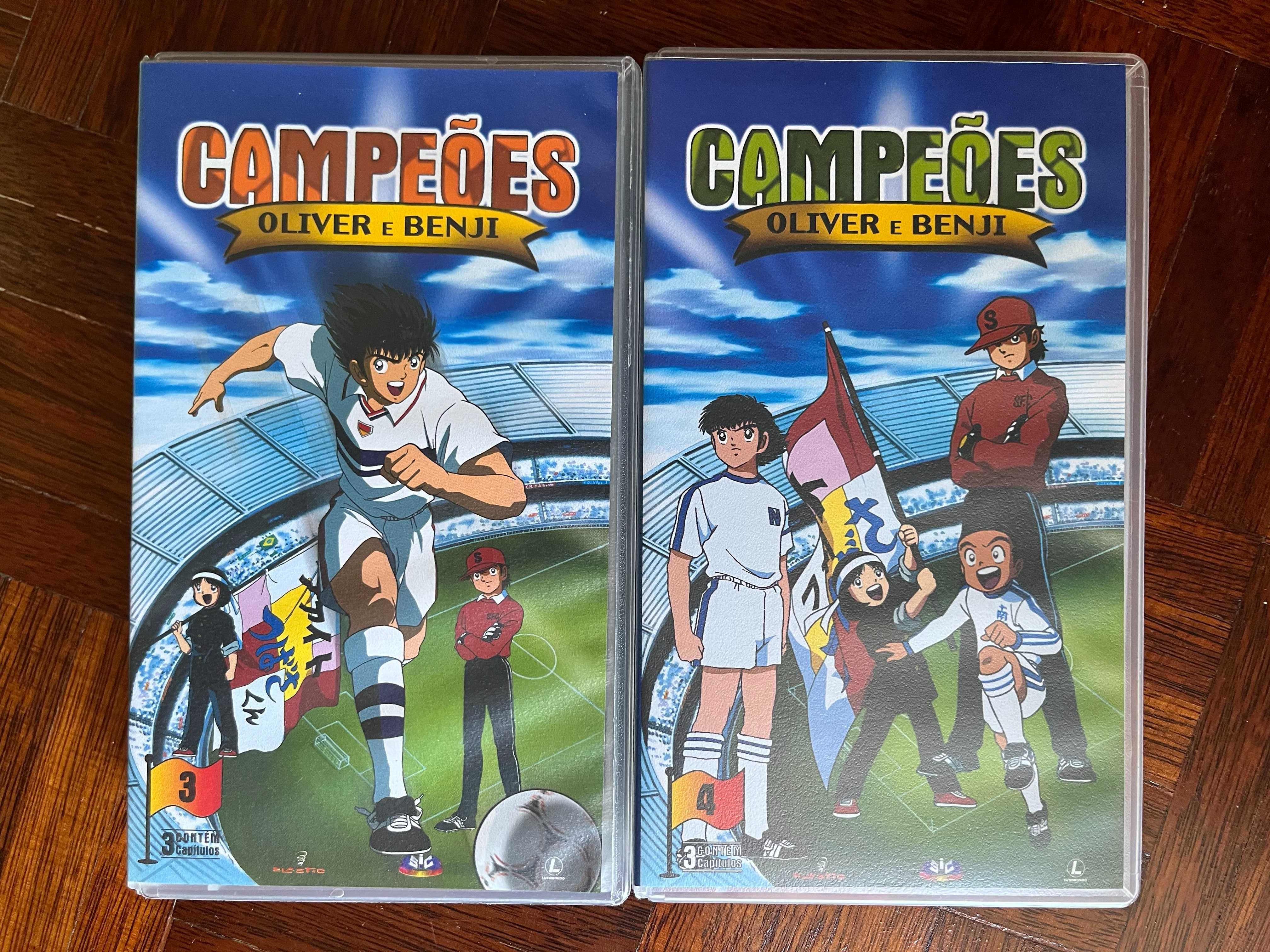 VHS e DVD Campeões: Oliver e Benji (Mitsunobu, 1983 - 01) DUB PT-PT