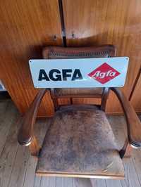 Placas ferro esmaltado marca fotográfica AGFA