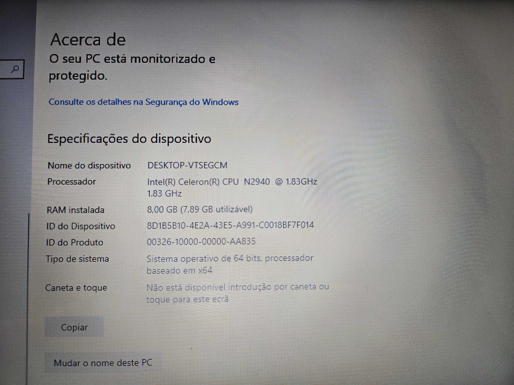 Asus computador portátil