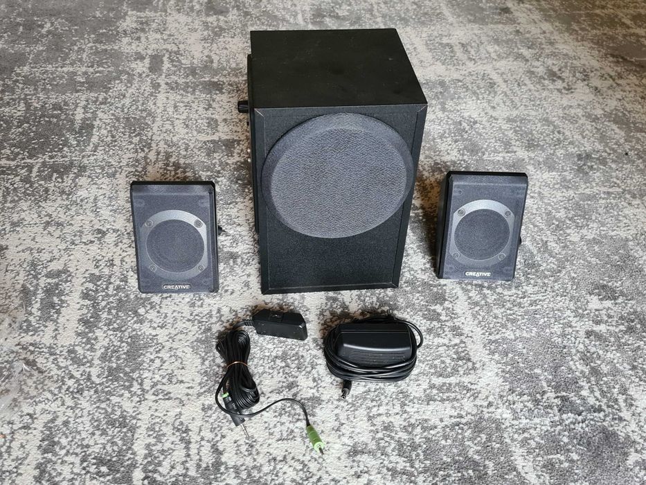 Kino domowe, subwoofer z głośnikami, wzmacniacz, Creative Inspire P380