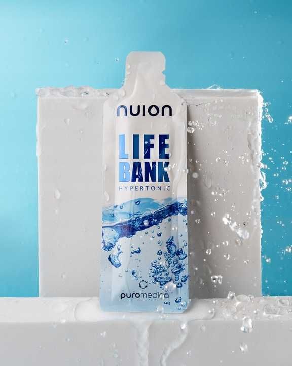 Life Bank Hypertonic 1opakowanie/12 sasz. ELEKTROLITY NUION