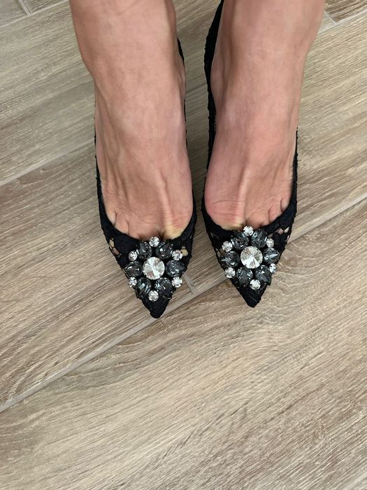 Черные туфли лодочки D&G Дольче и Габанна р.36-36.5 оригинал