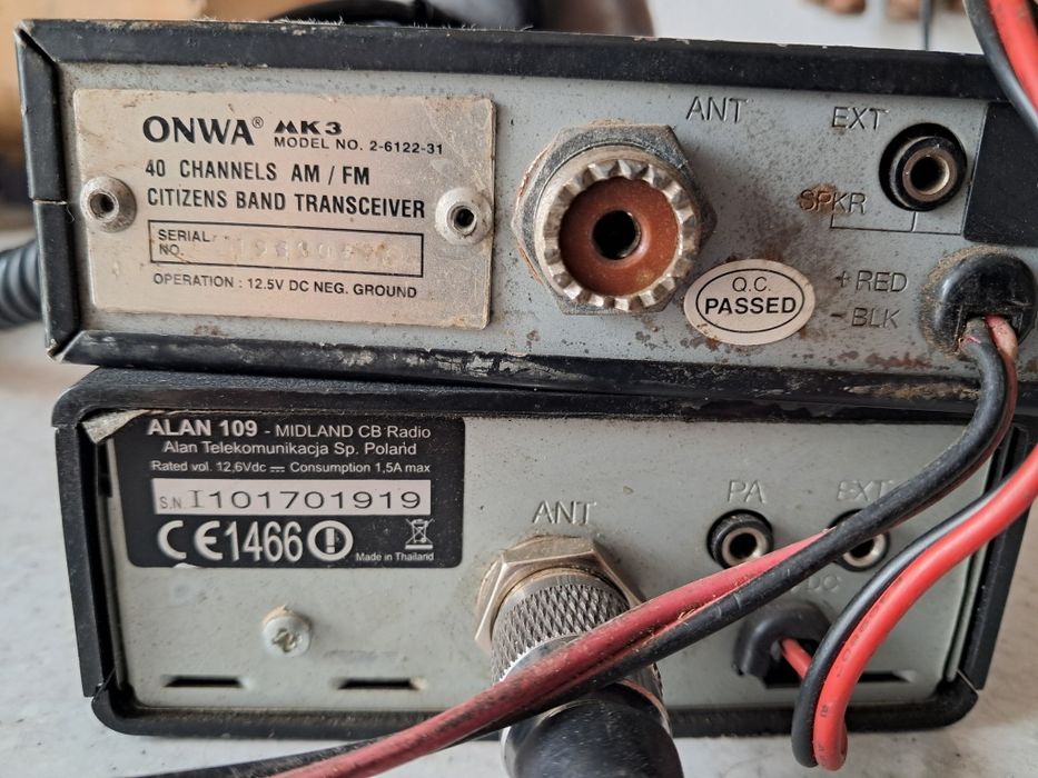 CB radio ONWA, ALAN 109, antena