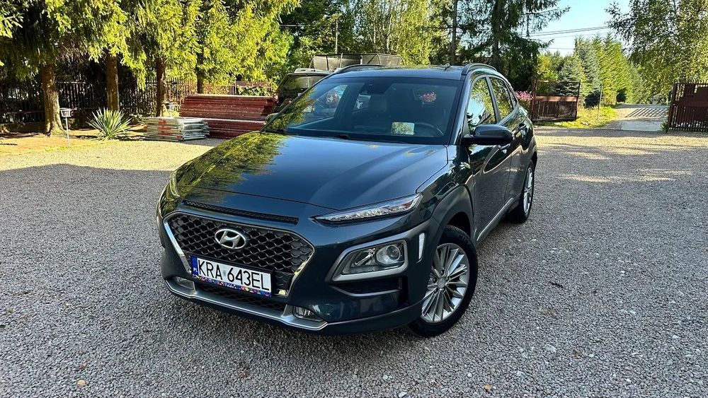 Hyundai Kona Piękny Zadbany Bardzo Bogata Wersja Wyposażenia