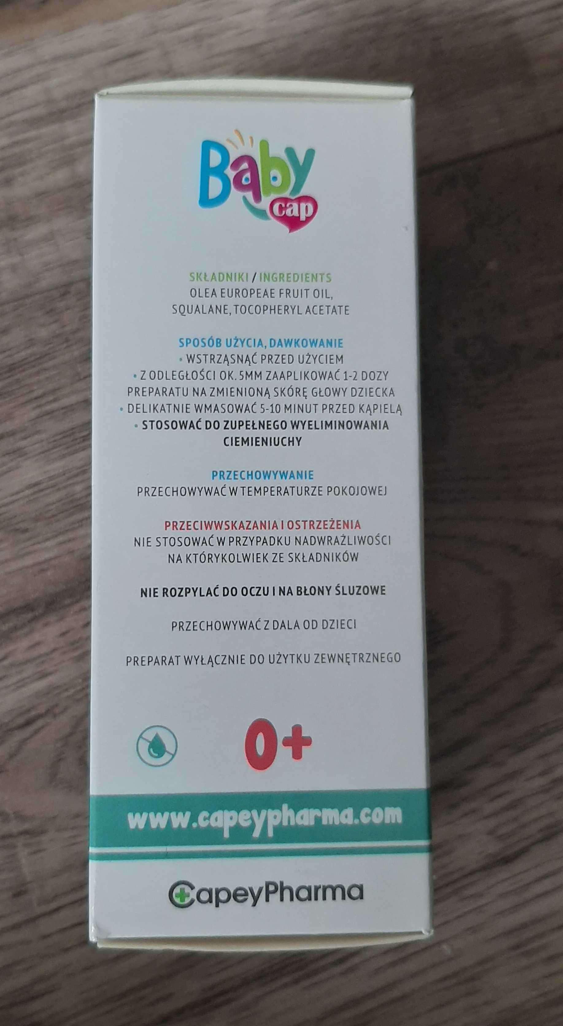 BABY CAP spray na ciemieniuchę 30 ml