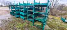 paleta metalowa słupkowa używana 90x90 ciężkie