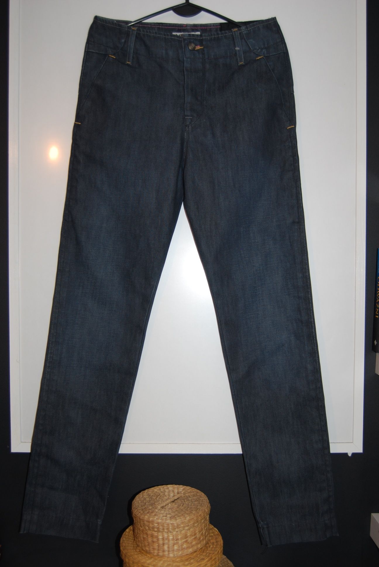 Spodnie dżinsowe chinosy Lee W28L33 pas 36,5 dl 106/78