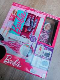 Zestaw kreatywny Barbie szafa lalka,duży zestaw Barbie jak nowy
