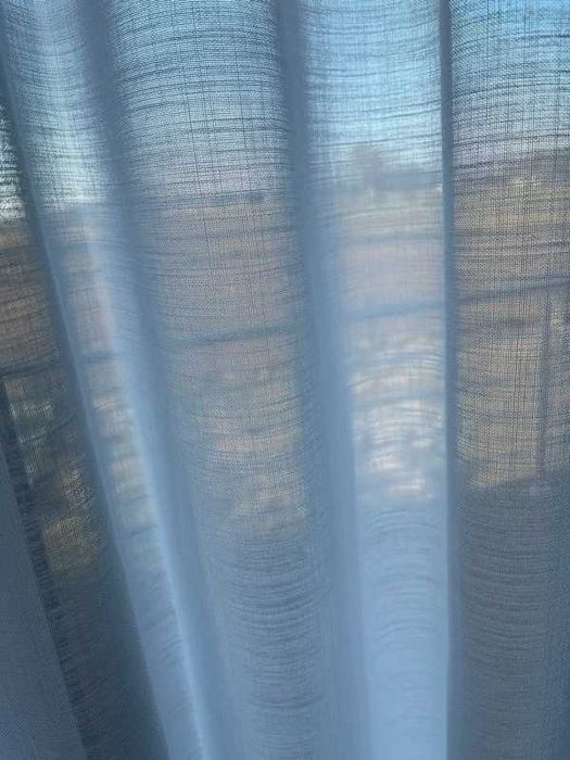 Firany na taśmie białe 2 sztuki