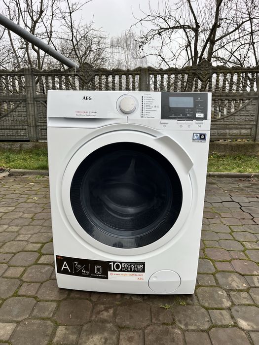 Прально-сушильна машина Aeg 7/4 кг(вузька)!