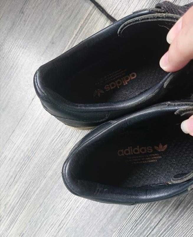 Кожаные кеды туфли adidas р.38