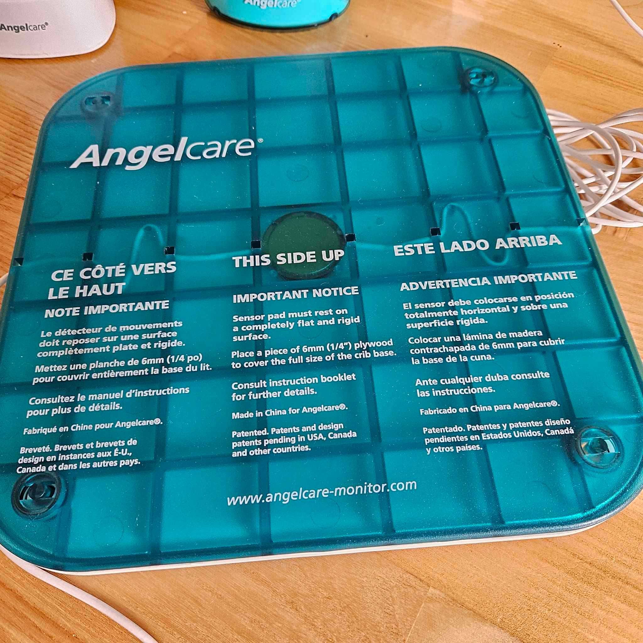 ANGELCARE monitor oddechu i niańka, lampka