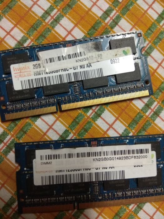 Vendo 2 Ram 2GB