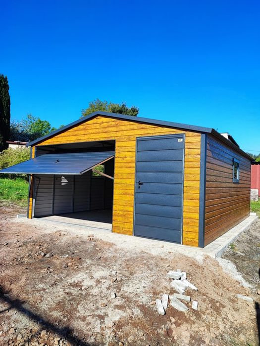 Garaż blaszany,Hala,Magazyn 6x5.80/6x6,6x7,7x6,7x7,9x6-Producent!