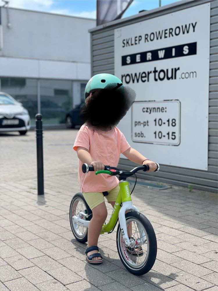 Rowerek biegowy Woom 1 limonkowy