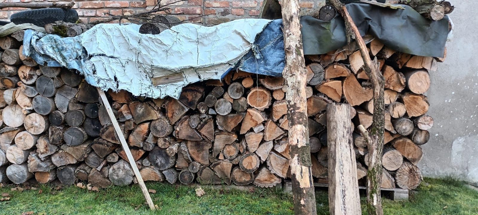 Drewno opałowe, sezonowane