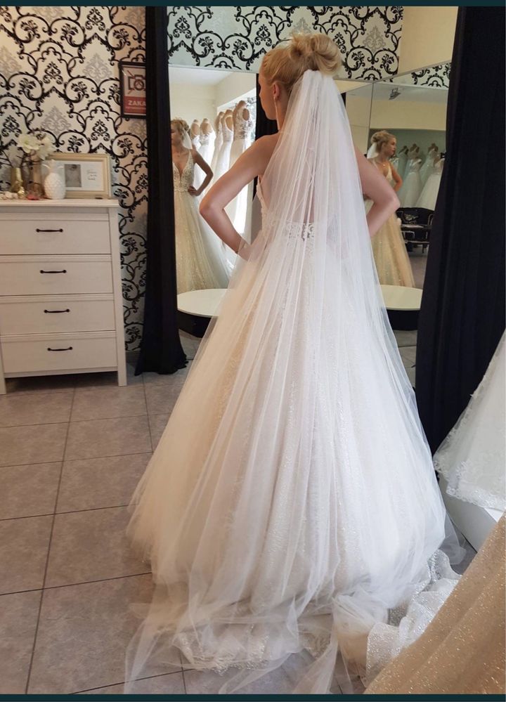 Suknia slubna boho Xs