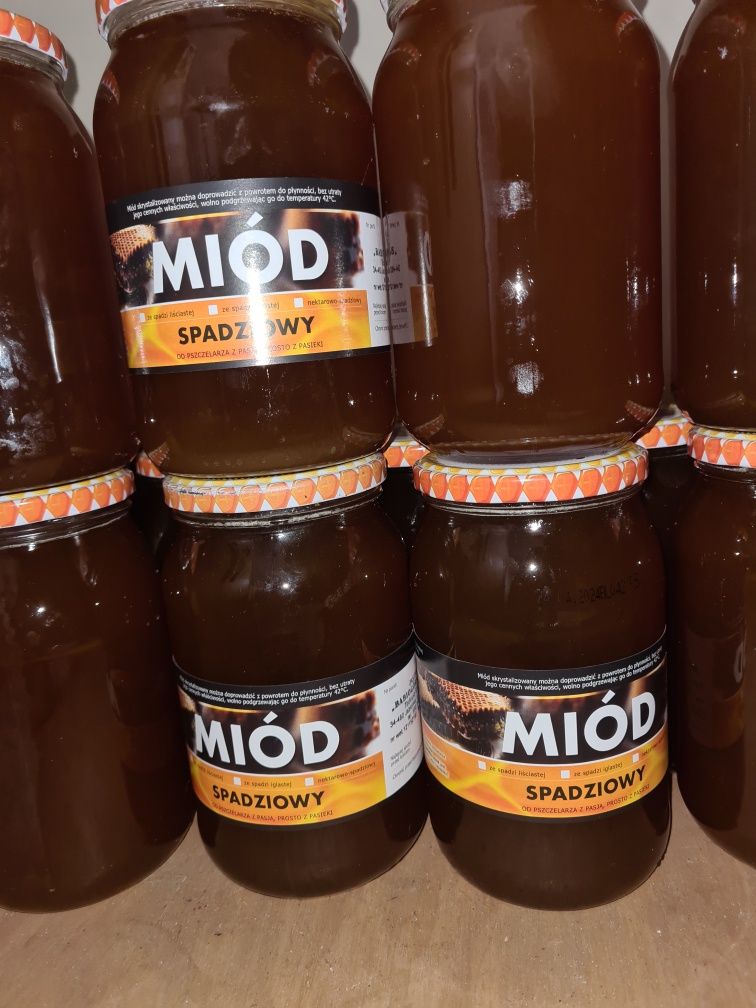 Miód  spadziowy , mniszkowy  , pyłek kwiatowy , Propolis