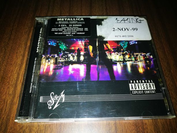 Metallica - S&M - 2XCD (edição promo ing & europ 1999) RARA