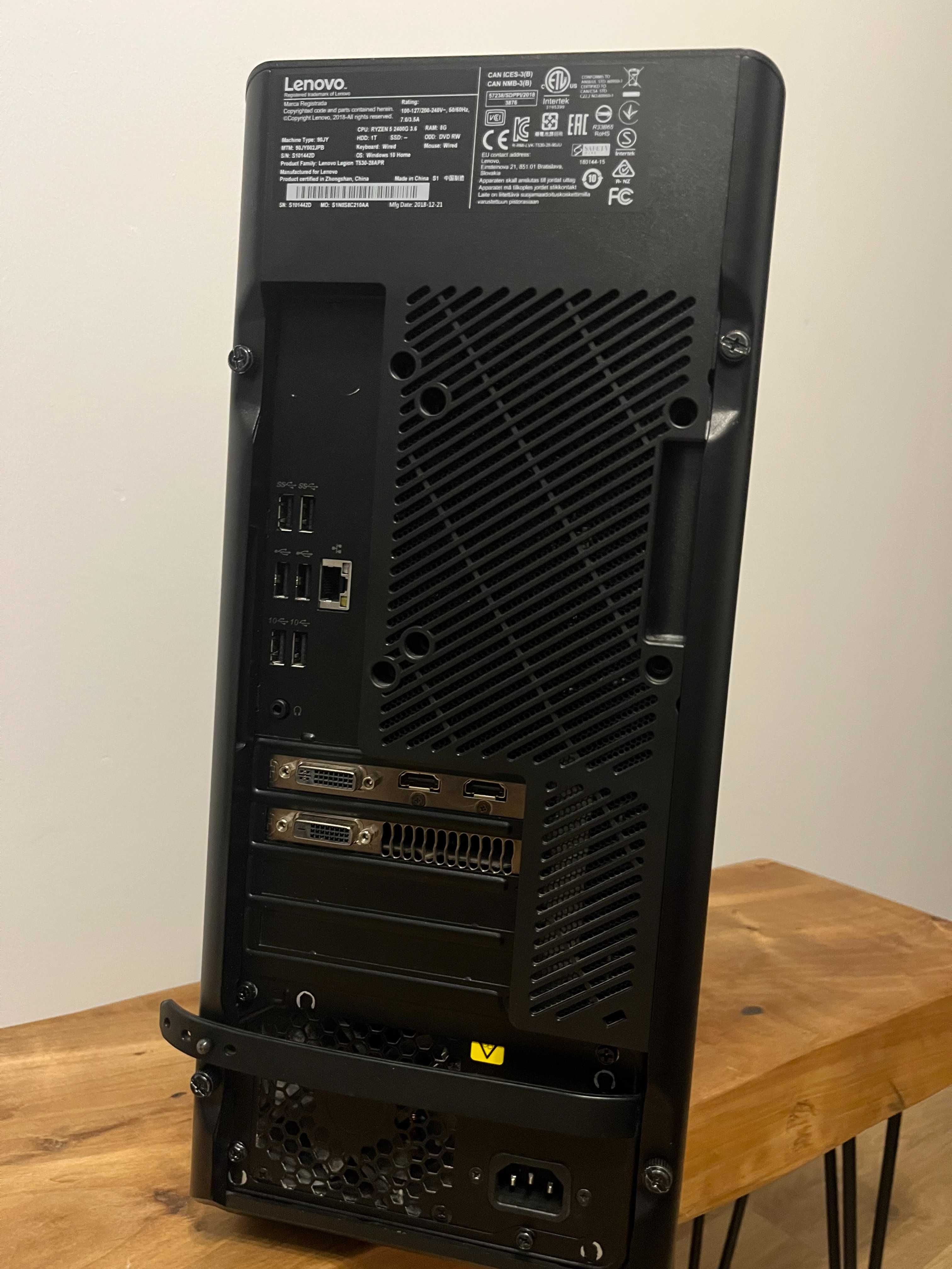 Lenovo Legion T530-28APR Ryzen 5 2400G 16GB DDR4 GTX 750Ti 4GB GDDR5