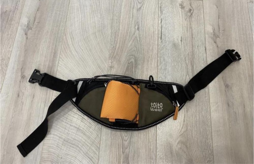 Сумка бананка на пояс Toito wear оригінал спортивна